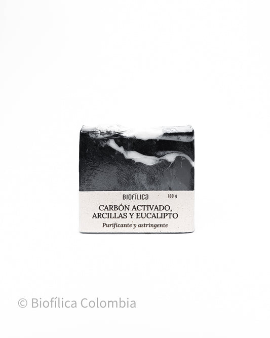 JABÓN DETOX CARBÓN ACTIVADO Y EUCALIPTO 100g
