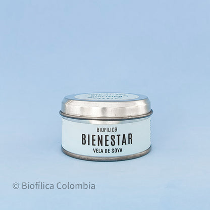 VELA DE CERA VEGETAL BIENESTAR 80 g
